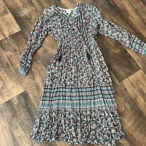 Long Sleeves Knox Rose Midi Dress